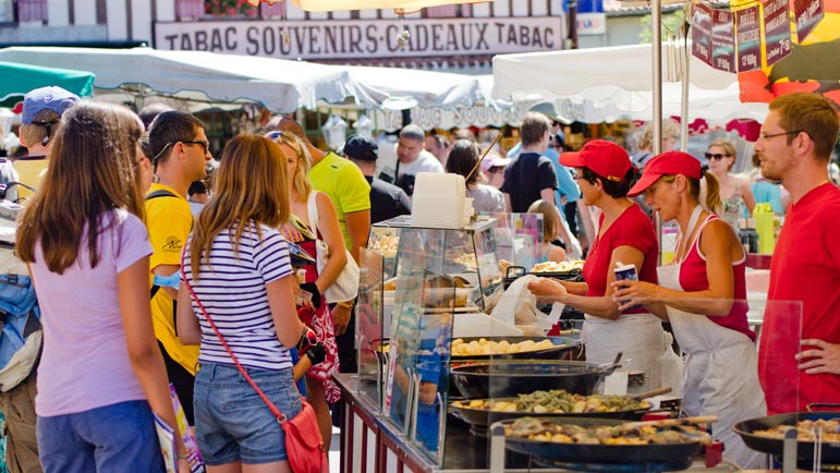Marchés Landes  Les marchés autour du camping Landes  Vacances Landes