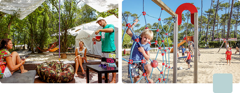 Campsite Landes Mobile Home Rental Moliets Plage Holidays Landes