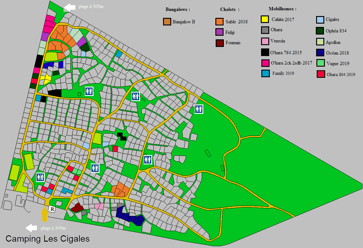 Campsite Landes Mobile Home Rental Moliets Plage