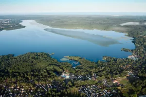 Etang De Soustons Vue Du Ciel