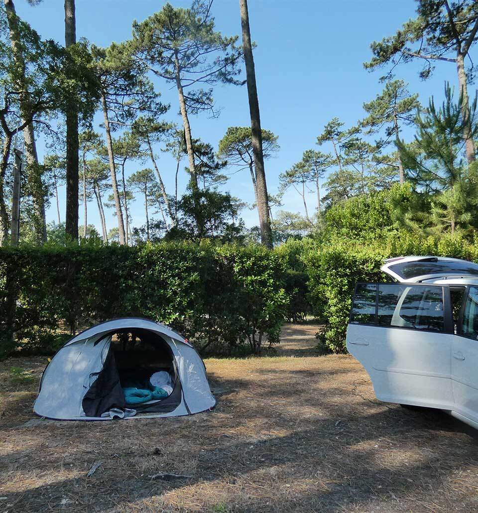 Pitch Tent Caravan Landes